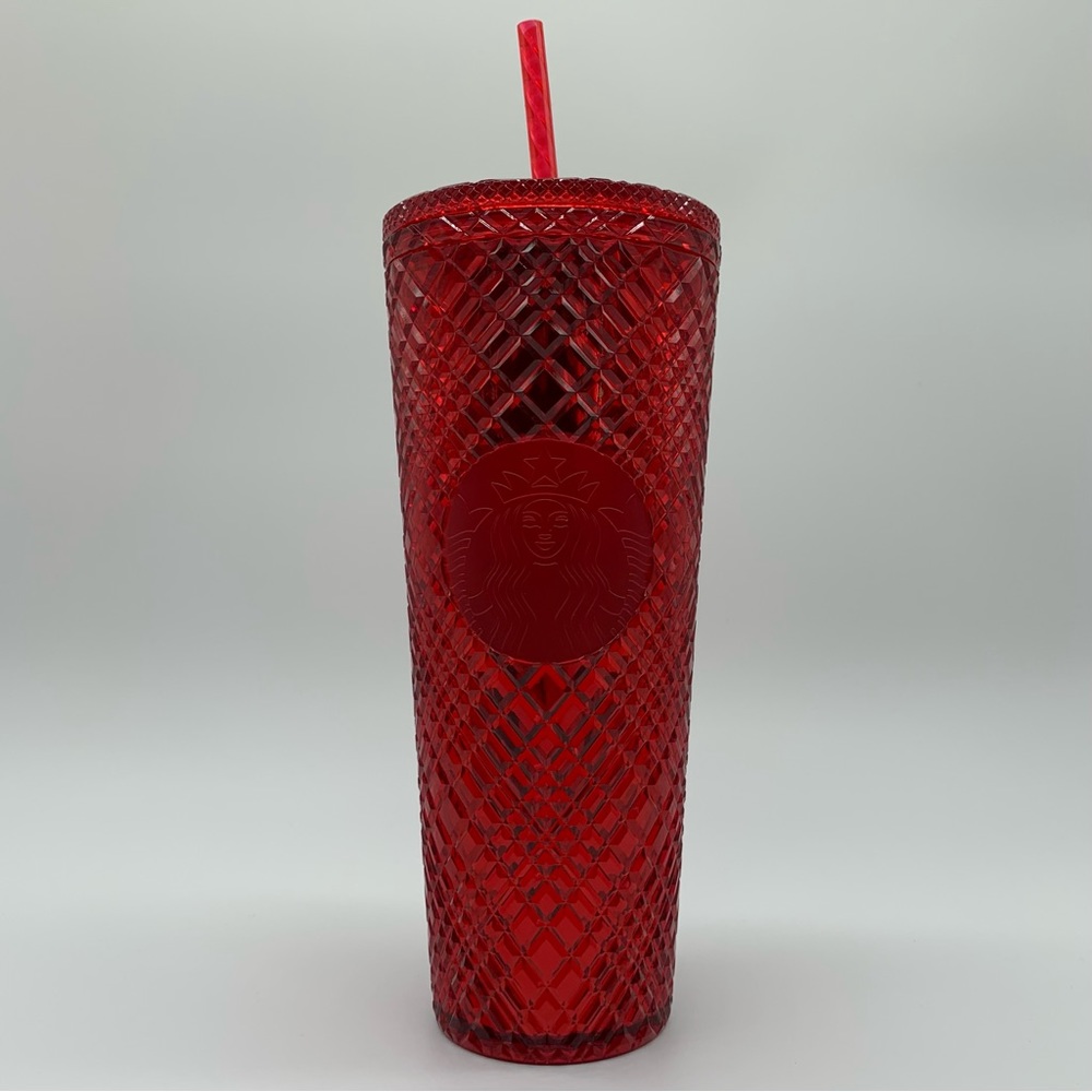 Starbucks Holiday Red Venti Jeweled Tumbler